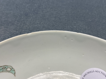 Une coupe en porcelaine de Chine famille verte, Kangxi