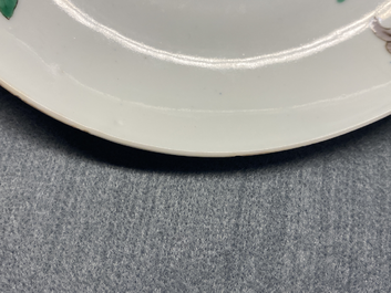 Une coupe en porcelaine de Chine famille verte, Kangxi