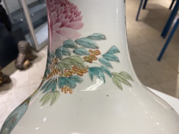 Une paire de vases en porcelaine de Chine qianjiang cai, 19/20&egrave;me