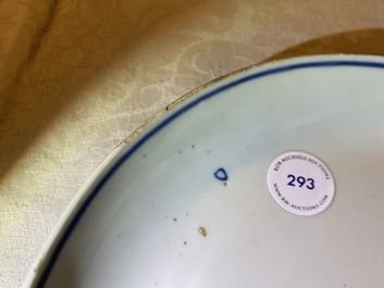 Une assiette en porcelaine de Chine en bleu et blanc de type ko-sometsuke pour le march&eacute; japonais, Tianqi