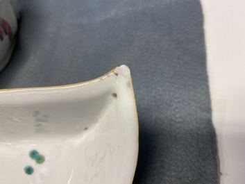 Un service &agrave; mendiants en porcelaine de Chine famille rose &agrave; d&eacute;cor 'Wu Shuang Pu', 19&egrave;me