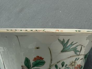 A pair of Chinese famille verte bowls, Kangxi