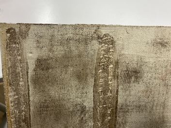 A Chinese rectangular qianjiang cai plaque, Republic