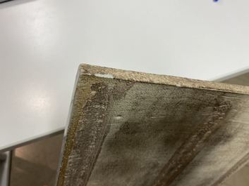 A Chinese rectangular qianjiang cai plaque, Republic