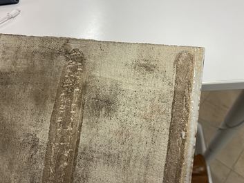 A Chinese rectangular qianjiang cai plaque, Republic