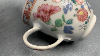 Seven Chinese famille rose cups, Yongzheng
