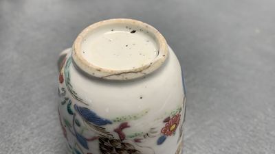 Seven Chinese famille rose cups, Yongzheng