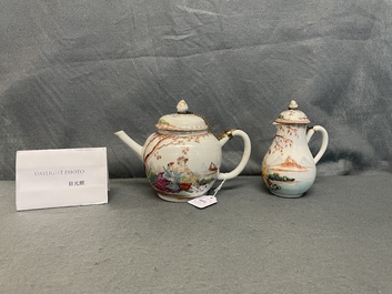 A Chinese famille rose tea service for the European market, Qianlong