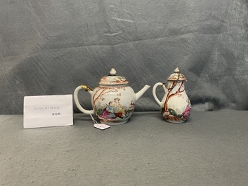 A Chinese famille rose tea service for the European market, Qianlong