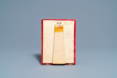 A Limoges enamel plaque, France, early 17th C.
