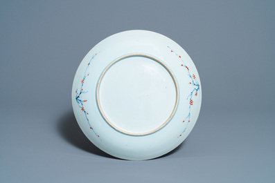 A Chinese doucai dish, Kangxi
