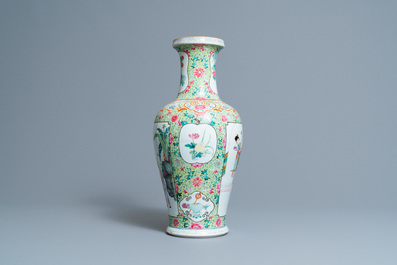 A fine Chinese famille rose vase, Republic