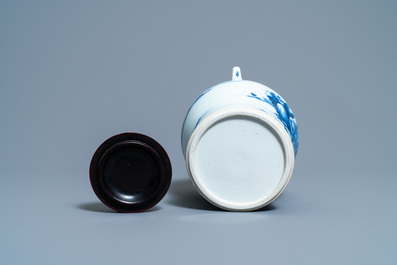 Een Chinese blauw-witte kan voor de Vietnamese markt, Kangxi