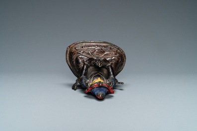 Une figure de Bouddha Amitayus en bronze, Sino-Tibet, 19&egrave;me