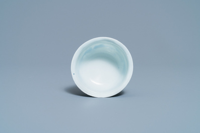 Een Chinese blauw-witte stem cup met go-spelers, Transitie periode