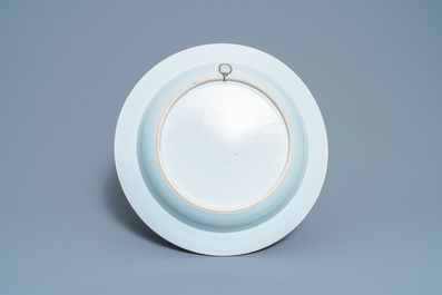 Two Chinese famille rose dishes, Yongzheng/Qianlong