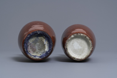 Een diverse collectie Chinees famille rose en monochroom porselein, Qianlong en later