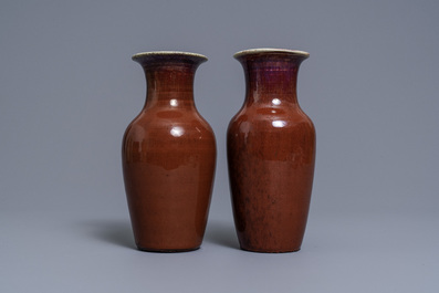 Een diverse collectie Chinees famille rose en monochroom porselein, Qianlong en later