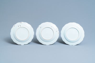 A composite 25-piece Chinese blue and white service, Qianlong