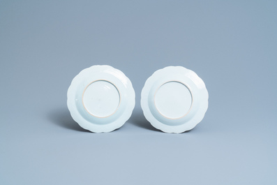 A composite 25-piece Chinese blue and white service, Qianlong