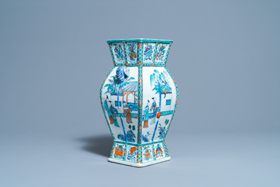 A Chinese doucai 'Xi Xiang Ji' vase, Qianlong/Jiaqing