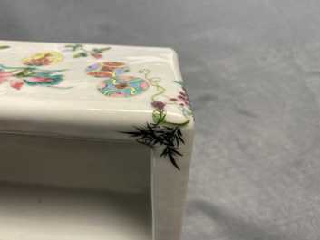 A rectangular Chinese famille rose jardini&egrave;re, Guangxu mark and of the period