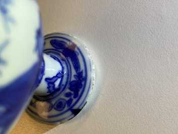 Een Chinese blauw-witte stem cup met go-spelers, Transitie periode