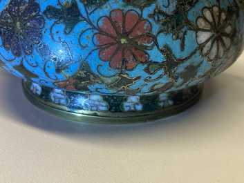 A Chinese cloisonn&eacute; censer, Ming