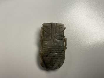 A collection of Chinese jade and hardstone carvings, Qing and later