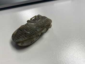 A collection of Chinese jade and hardstone carvings, Qing and later