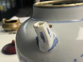 Een Chinese blauw-witte kan voor de Vietnamese markt, Kangxi