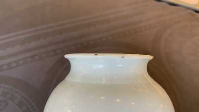 Een Chinese Dehua blanc de Chine vaas, Kangxi