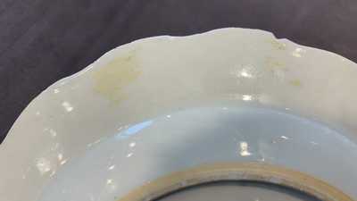 A composite 25-piece Chinese blue and white service, Qianlong