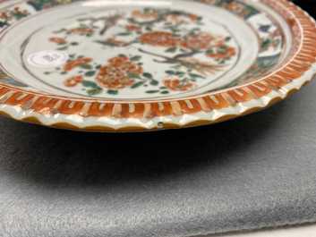 Vier Chinese famille verte schotels, Kangxi
