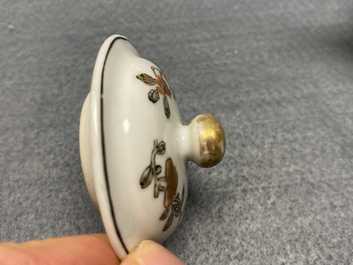 Two Chinese famille rose miniature teapots, Yongzheng/Qianlong