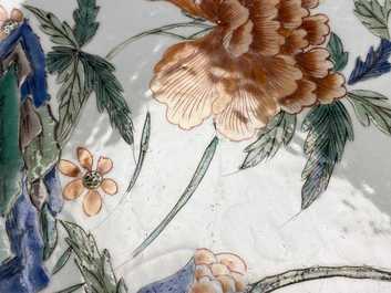 Vier Chinese famille verte schotels, Kangxi