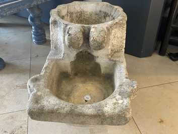 A Fatimid marble kilga, Egypt, 11/12th C.
