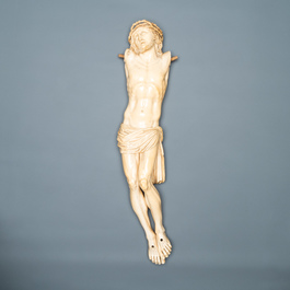 Een grote ivoren Corpus, wellicht Frankrijk, 19e eeuw