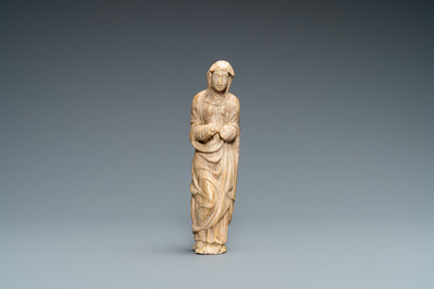 An ivory figure of a Madonna, 2nd half 16th C.