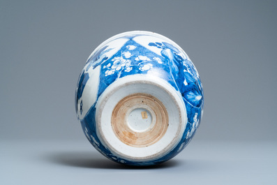 A Chinese blue and white jardini&egrave;re, Kangxi