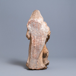 A large limewood group depicting Saint Anne teaching the Virgin Mary, late 16th C.