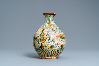An Italian sgraffito pharmacy bottle, probably Tuscany, 17th C.