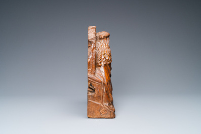 An oak Saint Anne Trinity group, Rhine Valley, Germany, ca. 1480
