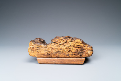 An oak group with two women in a rocky landscape, ca. 1500