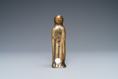 A bronze Madonna luster ornament, Flanders, 16th C.