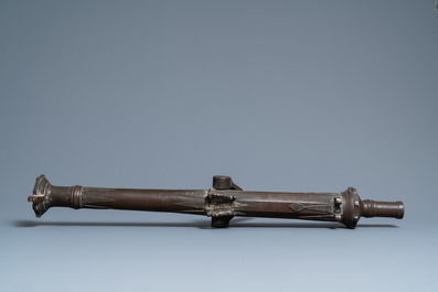 A bronze portable 'Lantaka' cannon, Indonesia or Malaysia, 17/18th C.