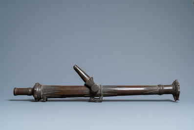 A bronze portable 'Lantaka' cannon, Indonesia or Malaysia, 17/18th C.
