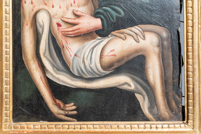 Flemish school, oil on panel, 2nd half 16th C.: Piet&agrave;