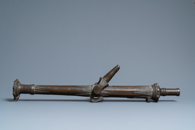 A bronze portable 'Lantaka' cannon, Indonesia or Malaysia, 17/18th C.