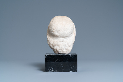 A Roman marble head of a bearded man